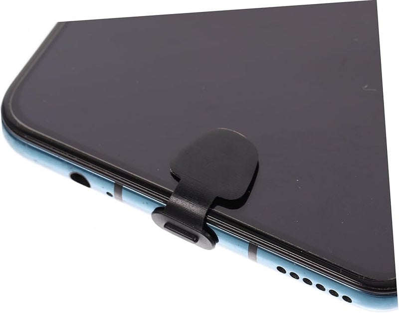 Black 16 Pcs Self Adhesive Type C Charging Port Protectors Silicone Stoppers - Image 5